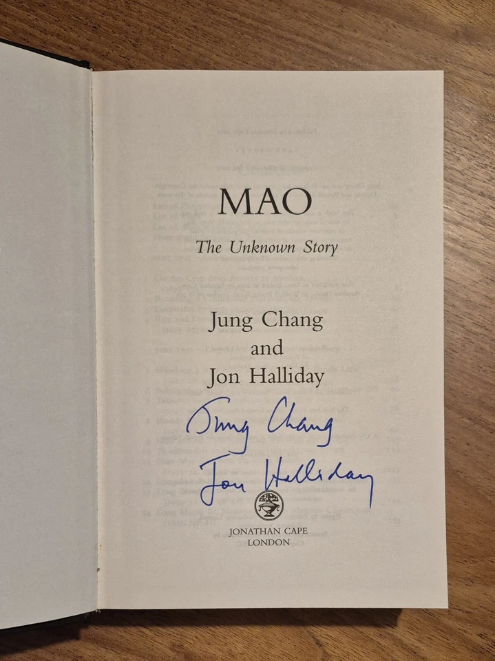 First Edition Signed By Authors: Mao: The Unknow Story, Jung Chang, Jon Halliday - Image 2 of 4