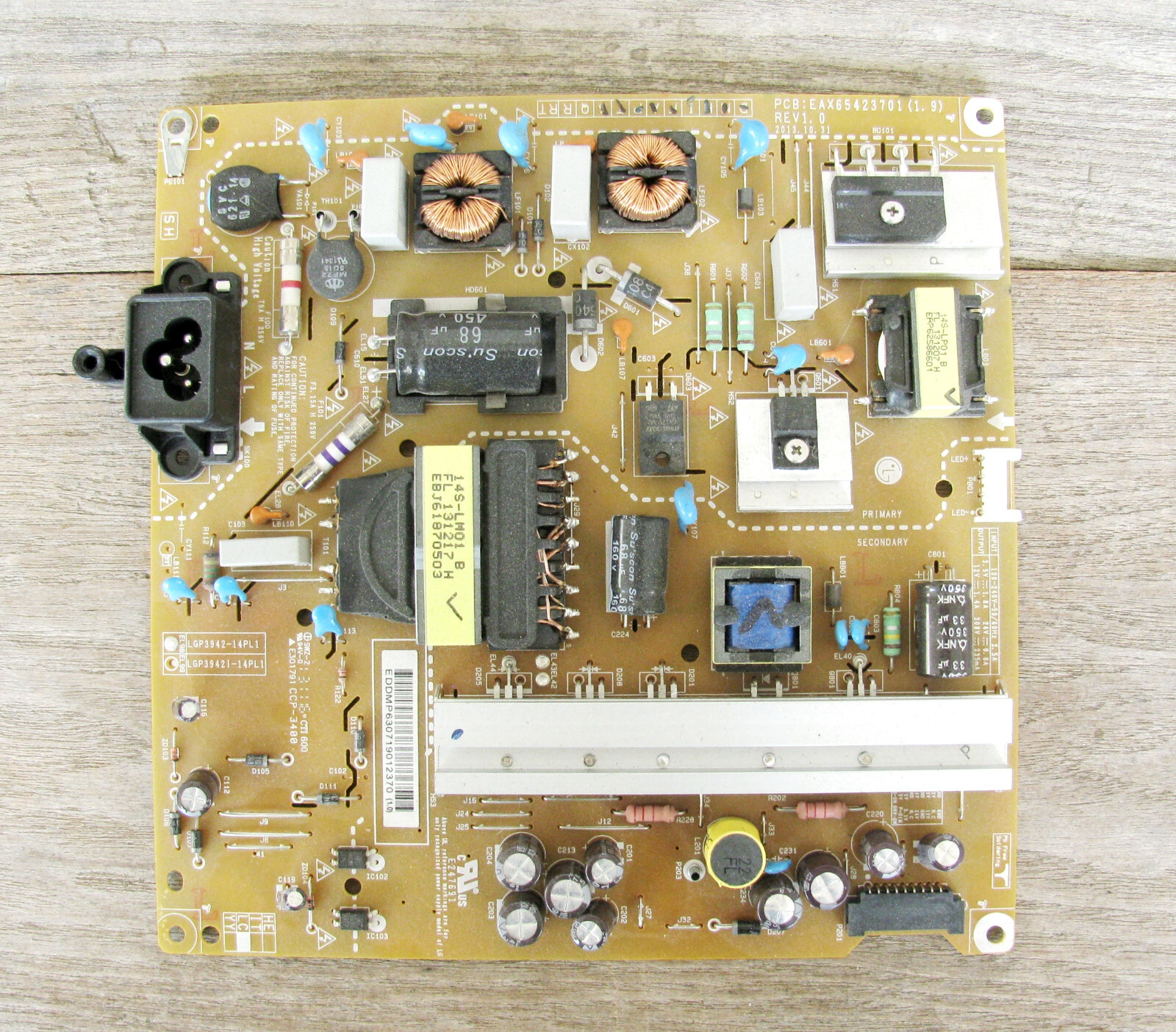 PSU ALIMENTATION TV 42lb5500 LG 42LB5610 EAX65423701 2.0 42LB6200 LGP3942- 14PL1 EUR 39,00 - FR