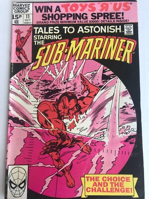 Tales To Astonish #11 Sub-Mariner Fine October 1980 The Choice And The Challenge