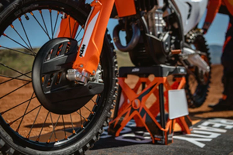 NUEVO PROTECTOR DISCO FRENO DELANTERO KTM SX125 - 300 & SXF 250-450 15-24 Husqvarna FC450 Foto 2 de 2