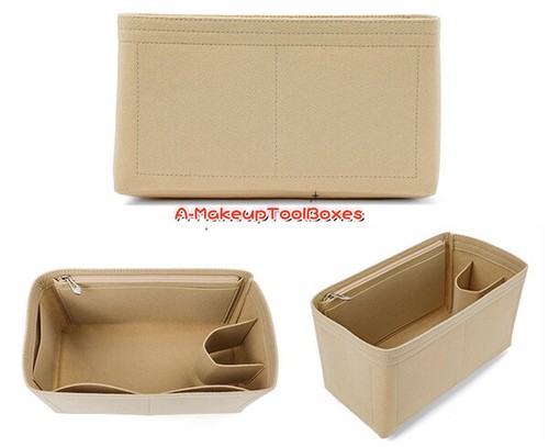 Felt Zipper Organizer Insert Liner Shaper Inner Bag For LV Speedy 25 S105 - Picture 3 of 14