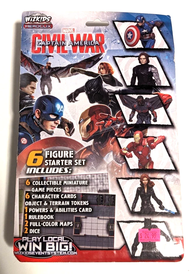 Heroclix Capitán América Civil War Starter Set Foto 2 de 2
