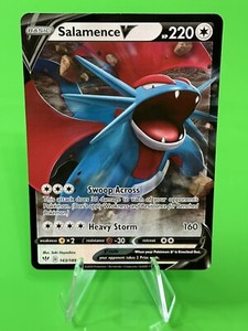 ⭐⭐⭐Pokémon Salamence V Darkness Ablaze Ultra Rare 143/189 NM!!!⭐⭐⭐