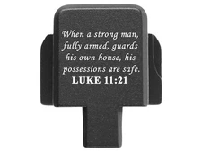 for Sig P320 Rear Slide Cover Back Plate 9mm/357 SIG/40, Engraved, USA Made