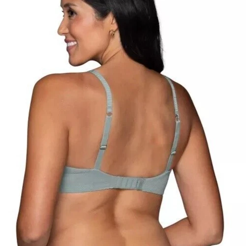 Sujetador convertible inalámbrico Vanity Fair Effortless Go To 77164 Bra Malva 40D Nuevo con etiquetas Foto 3 de 4