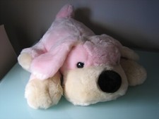 FAO SCHWARZ PINK PENELOPE DOG PLUSH STUFF TOY ANIMAL 21"