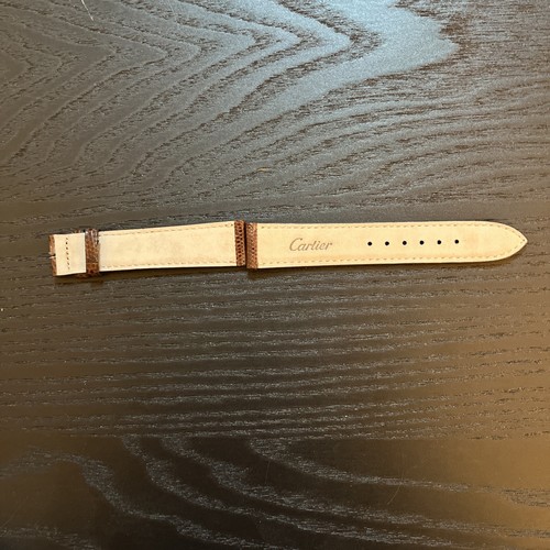 Genuine 100% Authentic Cartier Vintage Old Rare Strap 18x18mm MINT - Picture 5 of 12