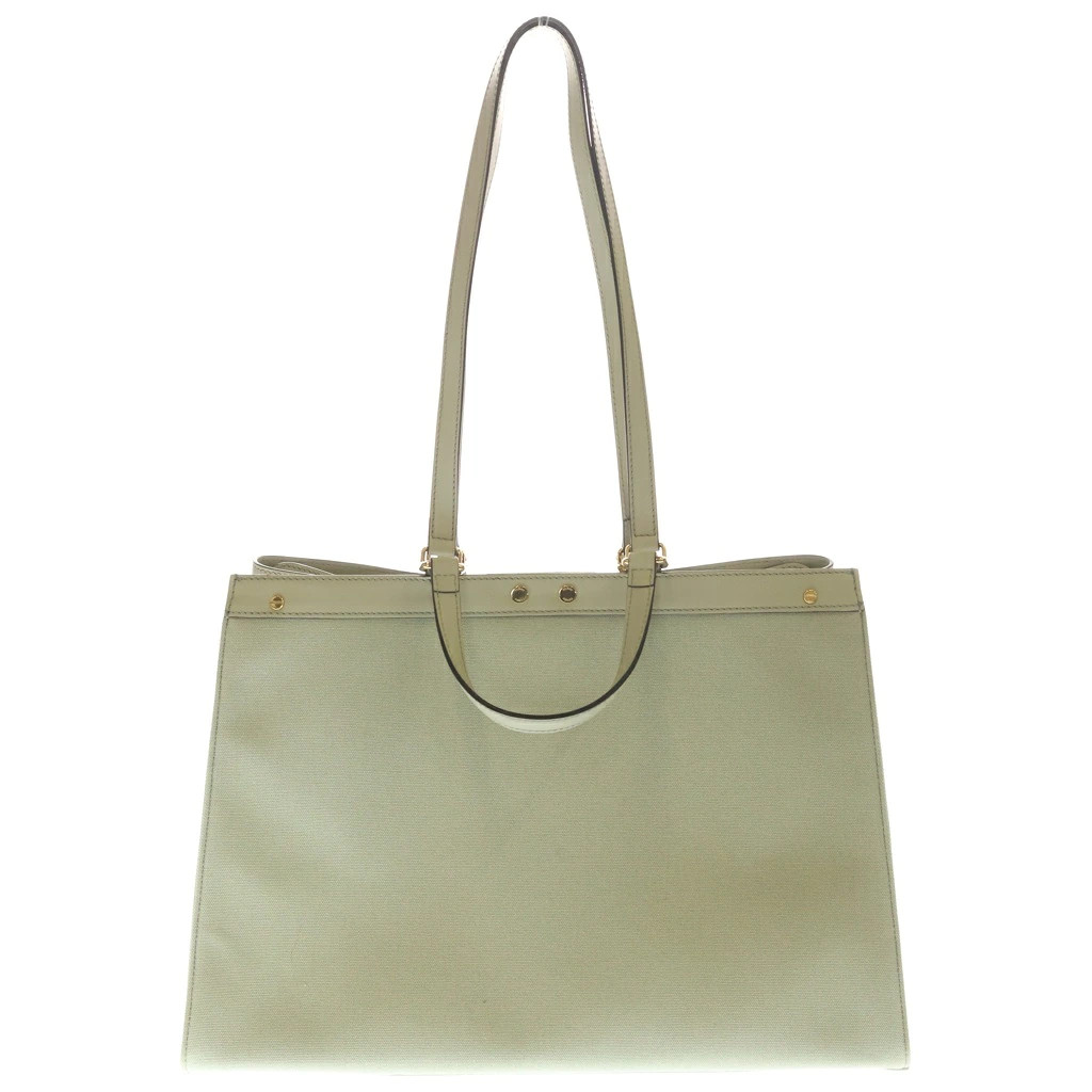Fendi X Tote Bag Zucca Pattern Medium Handbag Canvas 8BH374 r42_0725 image 2