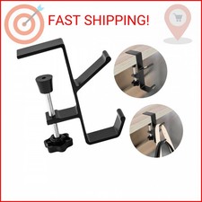 CaLeQi Desk Mount Bag Holder Hook Clamp,On Backpack Hanger Portable Desk Mount H