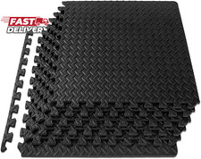 Prosourcefit Puzzle Exercise Mat  In, EVA Interlocking Foam Floor Tiles for Hom