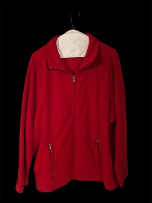 Lane Bryant Venezia Sport Red Jacket Sz 18/20 Used Excellent Condition