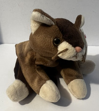 TY Beanie Baby/Babies Pounce the Cat - Excellent Condition with Tag
