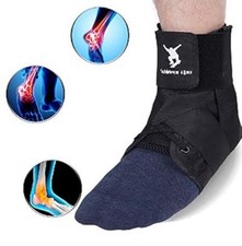   Size M Lace Up Ankle Brace Support for Men  Women Adjustable Ankle Stabilizer