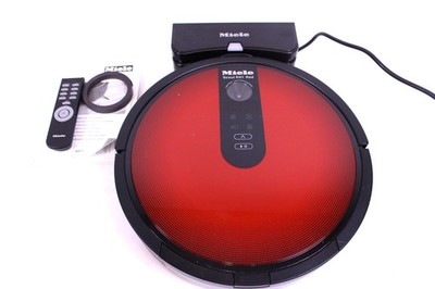 Miele Saugroboter Scout RX1 Saugroboter Staubsauger Rot Schwarz + Fernbedienung