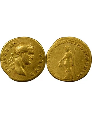 Rome Empire Galba - Aureus Or, Restitution de Trajan - 107 / 113 Rome - Photo 1/3