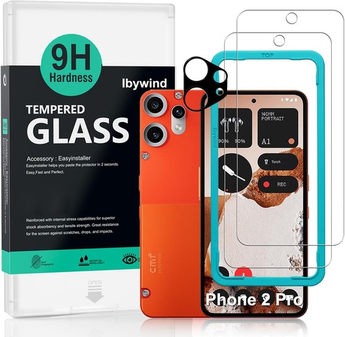 2PCS Screen Protector & Camera Lens Protector for Nothing CMF Phone 2 Pro 5G 6.7