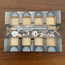 2022 Leaf Lumber 1985 Silver Sluggers Game Used 21/30 Ripken/Henderson/Sandberg