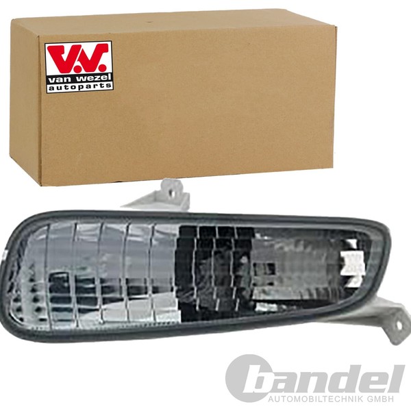 VAN Wezel Blinker Blinkleuchte Dunkel Vorne Links FüR Abarth Punto Fiat Punto-image