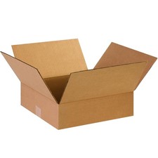 25 Shipping Boxes 14"L x 14"W x 4"H, Corrugated Cardboard, Moving, Storage