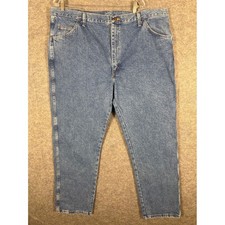 Rustler Advantage X-TRA Rugged Jeans Mens 42x30 Straight Leg Heavyweight Denim