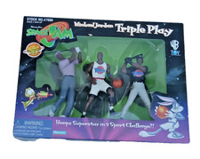 Vintage 1996 Space Jam Michael Jordan Triple Play 3 Figure Set