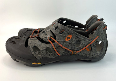 Merrell Hydro Vapor Herren Slipper Sandalen braun orange Vibram Sohle UK 11