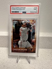 2015 Topps Chrome Christian Walker (RC) Baltimore Orioles Rookie Card #192 PSA 9. rookie card picture