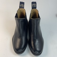 Riding Boots Sale Clearance Bottes D'équitation Harry Hall Addham En Cuir - Taille UK5 (pointure 38 Env.), Marron, Jamais Portées Old England