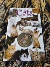 Isle of Man 1 Crown 2010 Uncirculated - Abyssinian Cat Tariff Incl