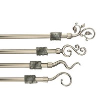 Asta bastone per tenda completa in ferro ass. 4 modelli CM 160-310 1 Pezzo