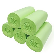 Small Biodegradable Bin Bags 6L Heavy Duty Food Waste Bags Compostable Caddy