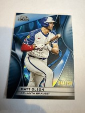 Matt Olson 2025 Topps Chrome Black 44/150