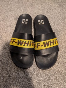 Off White Industrial Slides | eBay