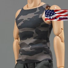 1/6 Men Tank Top Vest For 12" Hot Toys PHICEN TBLeague Worldbox Male Figure❶USA❶