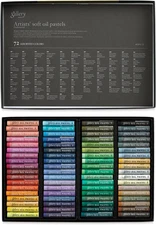 Gallery Professional Artists' Soft Oil Pastels Set of 72 Vibrant Colors for Blen