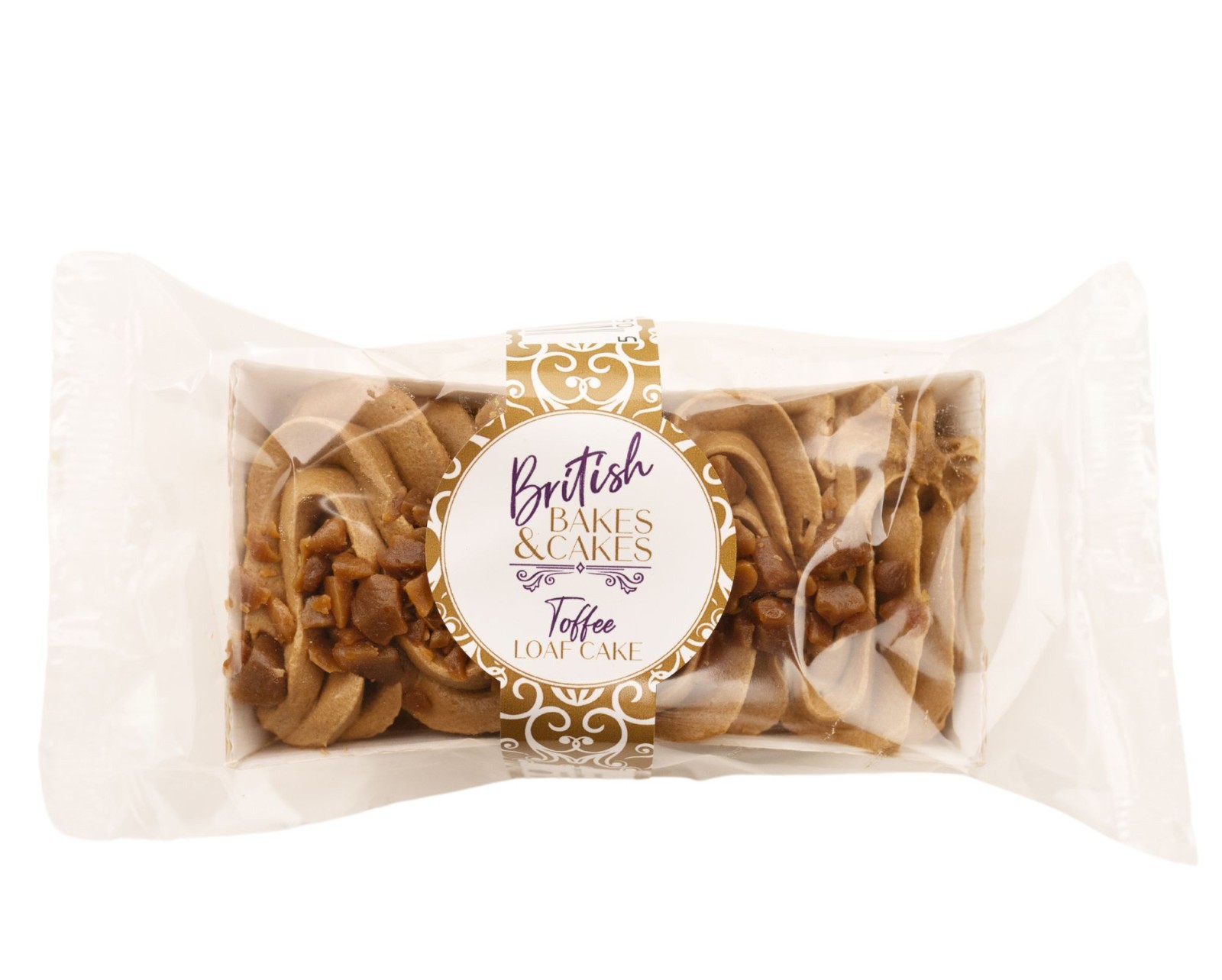 British Bakes & Cakes Toffee Mini Iced Loaf Cake 90g - Pack of 3