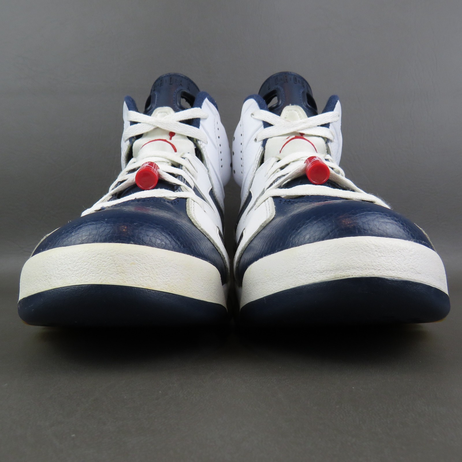 Nike Shoes - 2012 Air Jordan 6 Olympic Midnight Navy Blue Red - Sz 11.5 Mens thumbnail 7