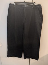 Liverpool Woman's Petite 12/31 Kelsey Crop Wide Leg Trouser