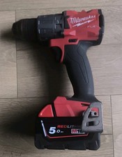 Milwaukee M18 FPD2 Fuel Brushless Cordless Hammer Drill Body With 5,0Ah Battery
