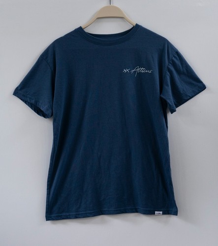 Atticus NWOT T-Shirt Women's She Conquered Her Demons Blue Size M - Picture 3 of 6