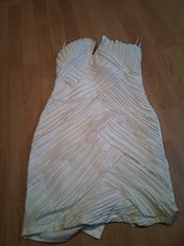 Parisian Kleid Weiss Trägerlos Gr. 38 Gebrau...