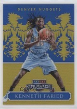 2014-15 Panini Excalibur Crusade Blue 104/149 Kenneth Faried #51 2d0