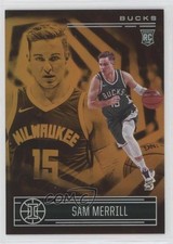 2020-21 Panini Illusions Rookies Trophy Collection Orange Sam Merrill #199 0c6