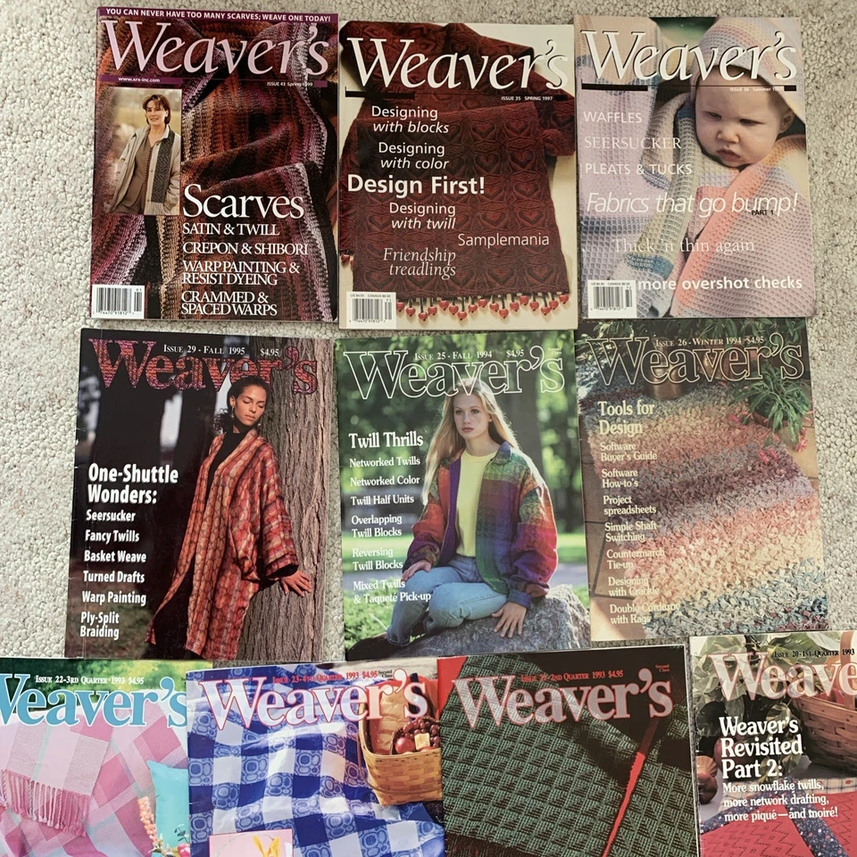 Weaver's Magazine 90 93 94 95 97 99 lotto di 13 vedi dettaglio descrizione sotto - Immagine 3 di 3