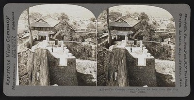 Photo:The country about Canton as seen from the city wall, China