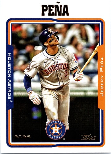 2025 Topps Archives #250 Jeremy Peña | Baseball Card