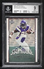 2007 Upper Deck Star Rookie Exclusives Adrian Peterson #279 BGS 9 MINT 2t7