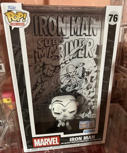 Funko Pop! Comic Covers Iron Man #1 (Black & White) Grail One Of 750 Pcs