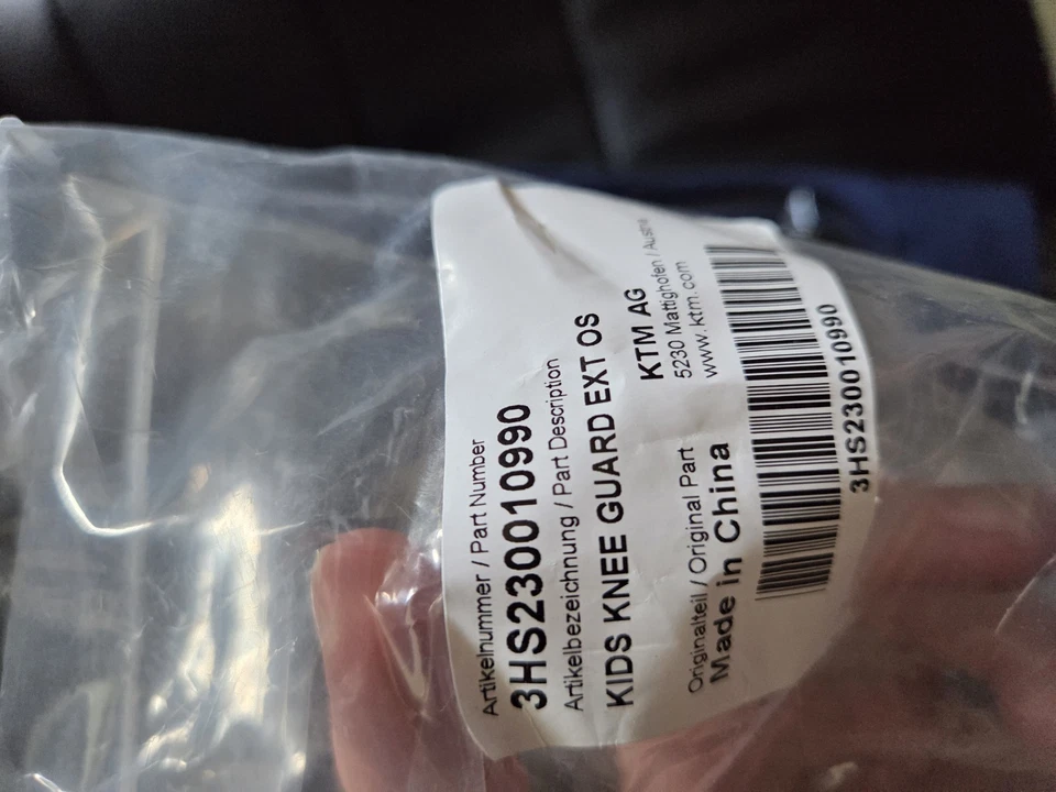 Пара Husqvarna Kids Leatt 3DF Гибридные EXTKnee Guard Наколенники Защита Голени - Изображение 3 из 3