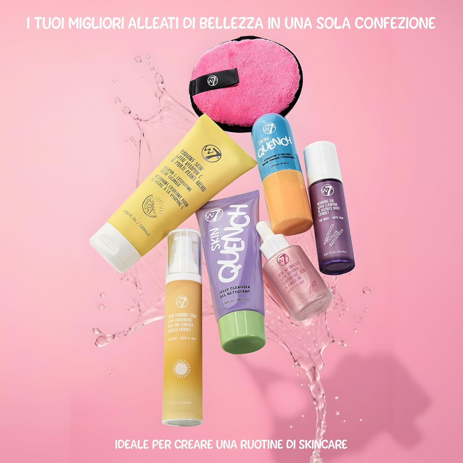 Set Regalo Beauty Blast Skincare Secrets | Routine Viso Completa W7 - 3